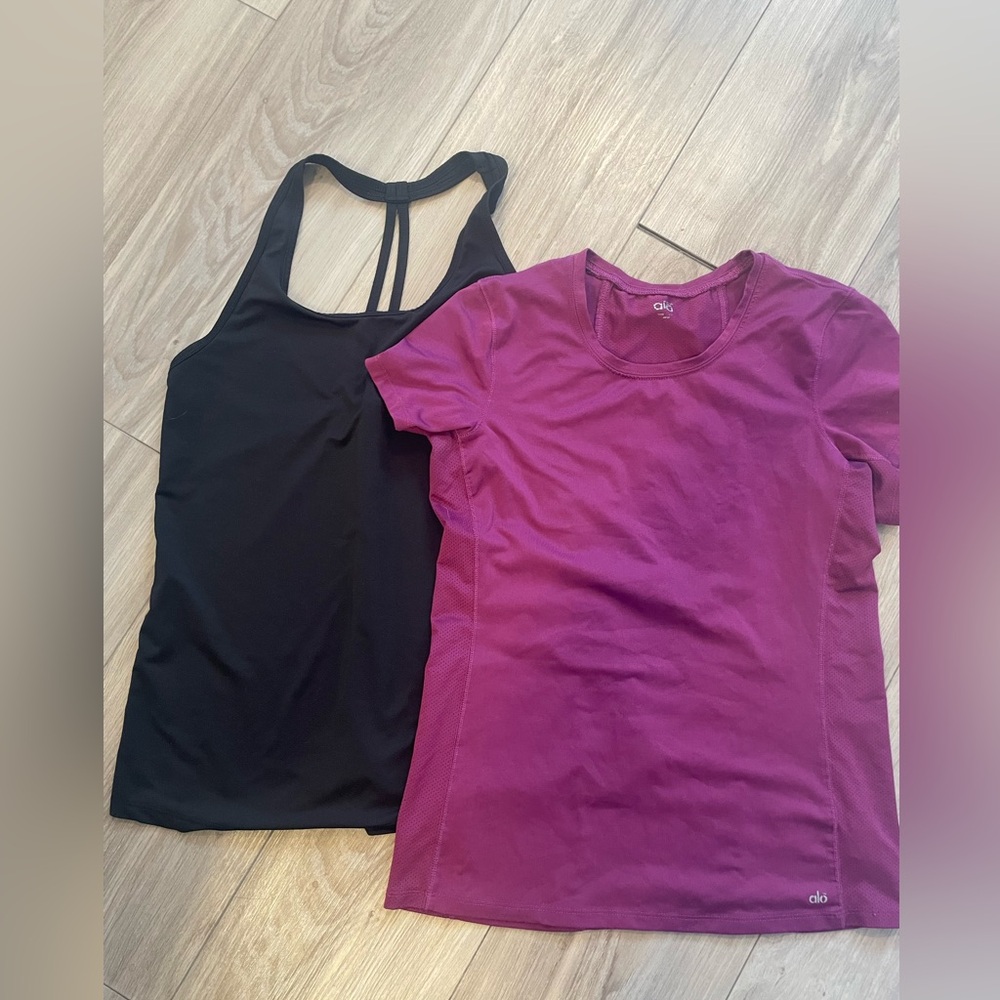 EXTRA SMALL ATHLETIC SHIRT BUNDLE - ALO AND OLD NAVY